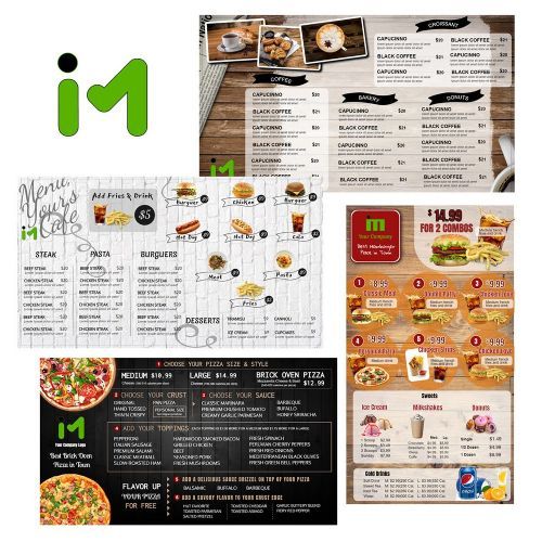 We Design a Menu for Your Business